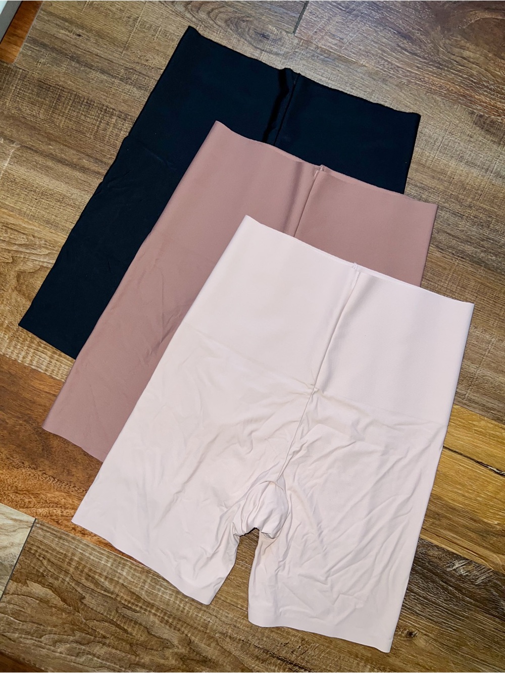 Skinnygirl 3-Pack High-Waist Seamless Shapewear Shorts, Size S (4-6)